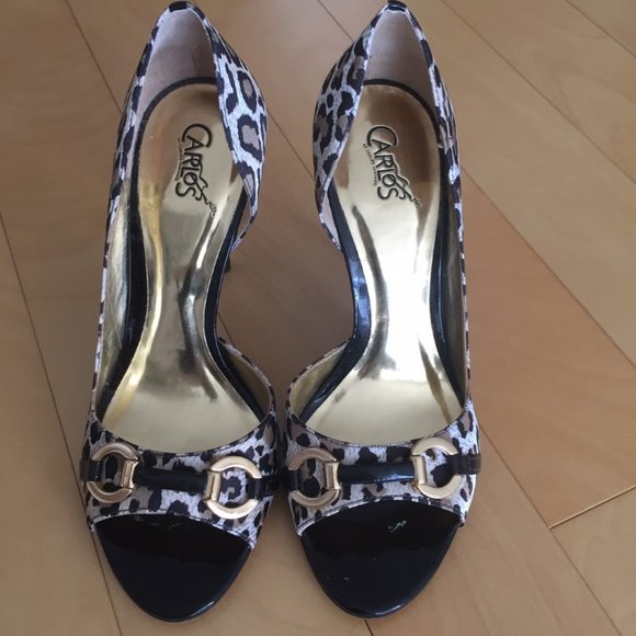 CARLOS SANTANA, LEOPARD PRINT SEXY HIGH HEEL SHOES, SZ. 7, NEW IN BOX - Picture 4 of 8